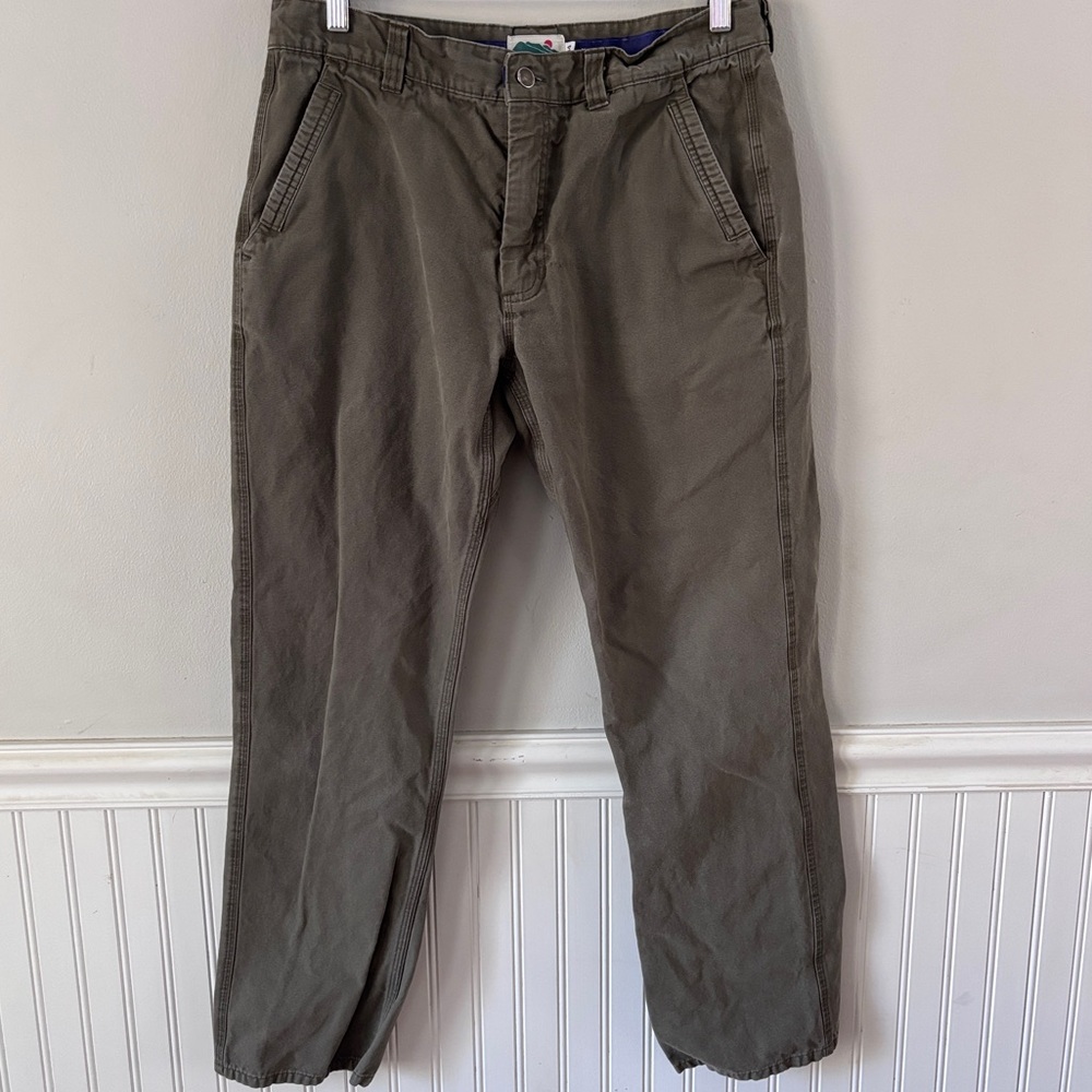 Men's Edgevale 100% Cotton Canvas Pants Made in California Size 34